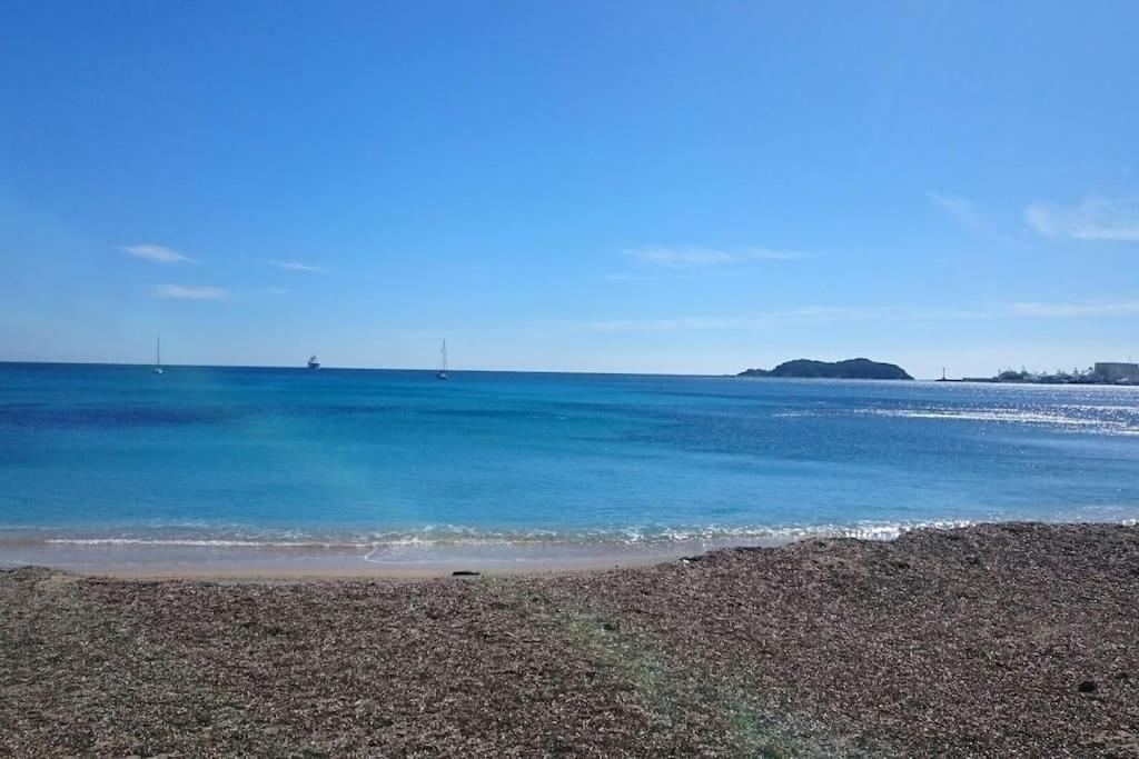 T3 Sur La Plage Vue Feerique Mer,Wifi, Parking Inclus , Clim Ла-Сьота Экстерьер фото