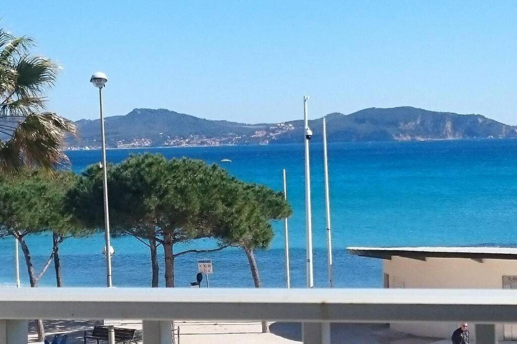 T3 Sur La Plage Vue Feerique Mer,Wifi, Parking Inclus , Clim Ла-Сьота Экстерьер фото